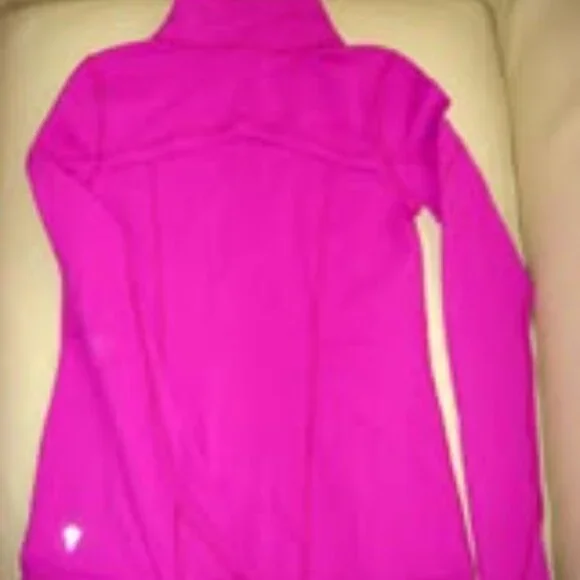 Ivivva Girl by Lululemon 🍋 Another Lap 1/2 Zip pink pullover size 12 - Picture 3 of 4